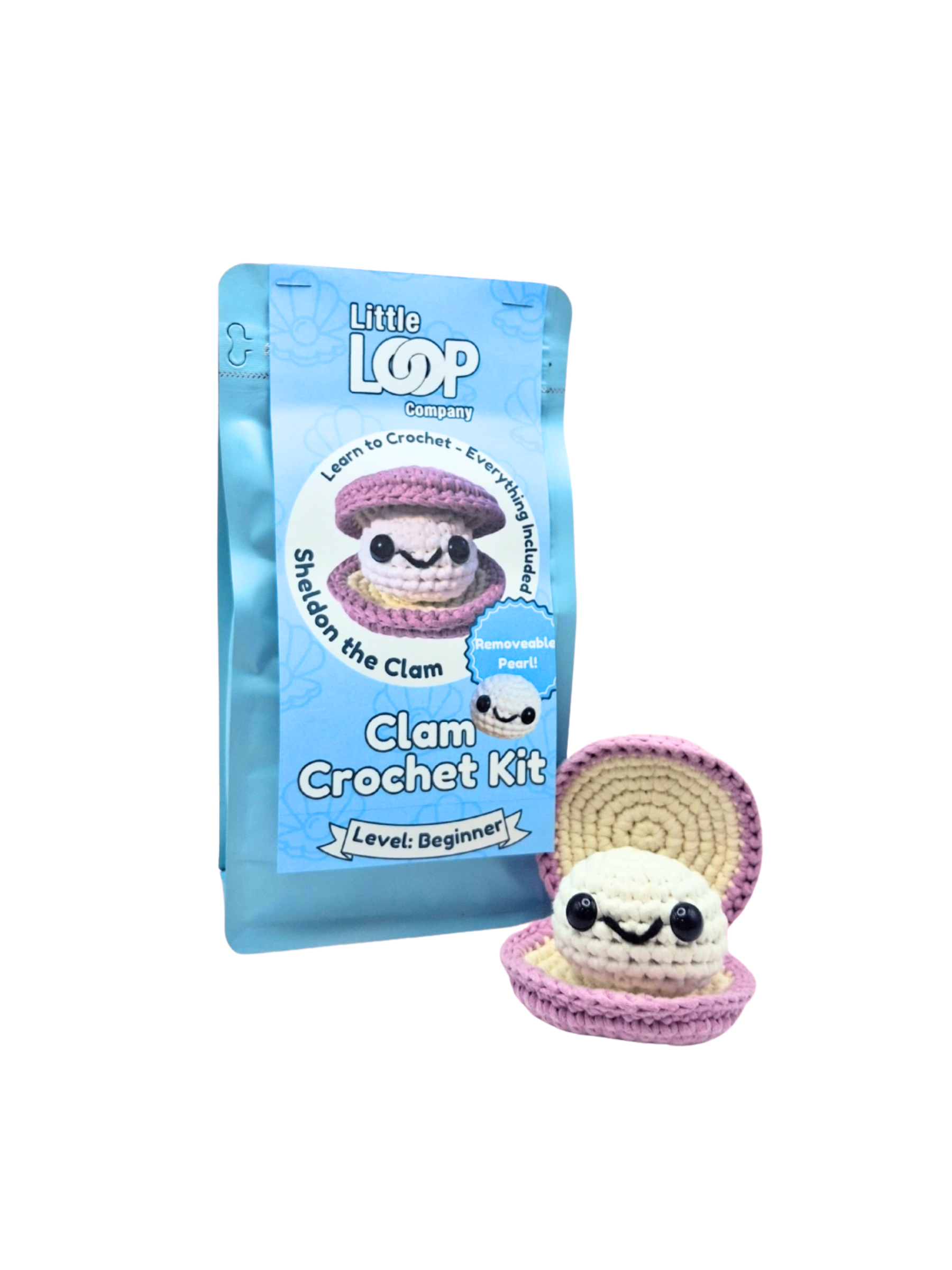 Sheldon the Clam – Beginner Crochet Kit