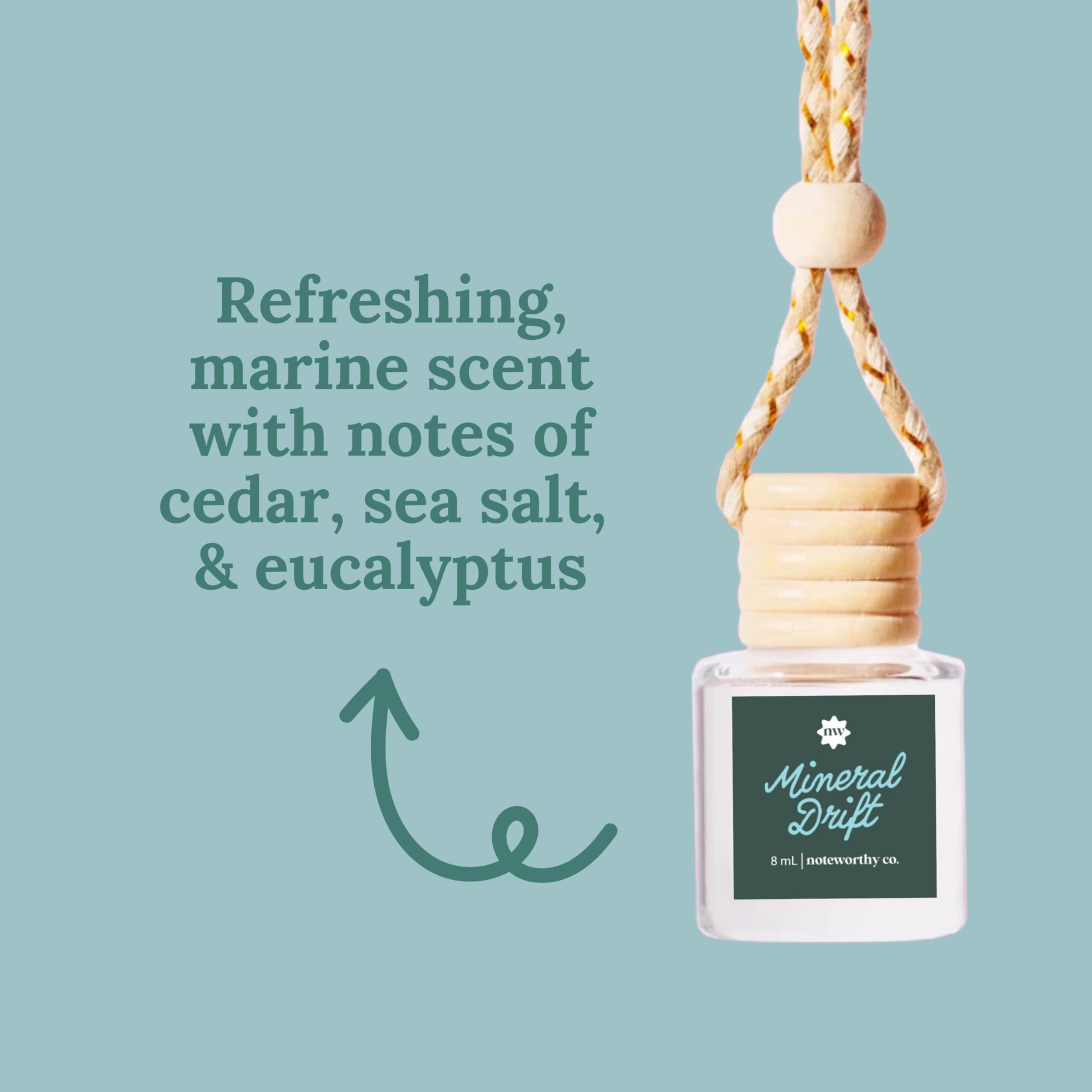 Hanging Essential Oil Diffuser - 15+ Scents