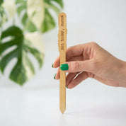 Wood Plant Stakes with Personality