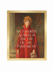 Fall of the Patriarchy Vintage Art Print