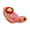 Fly High Dark Pink Ceramic Pipe by Robinina