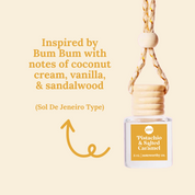 Hanging Essential Oil Diffuser - Pistachio and Salted Caramel