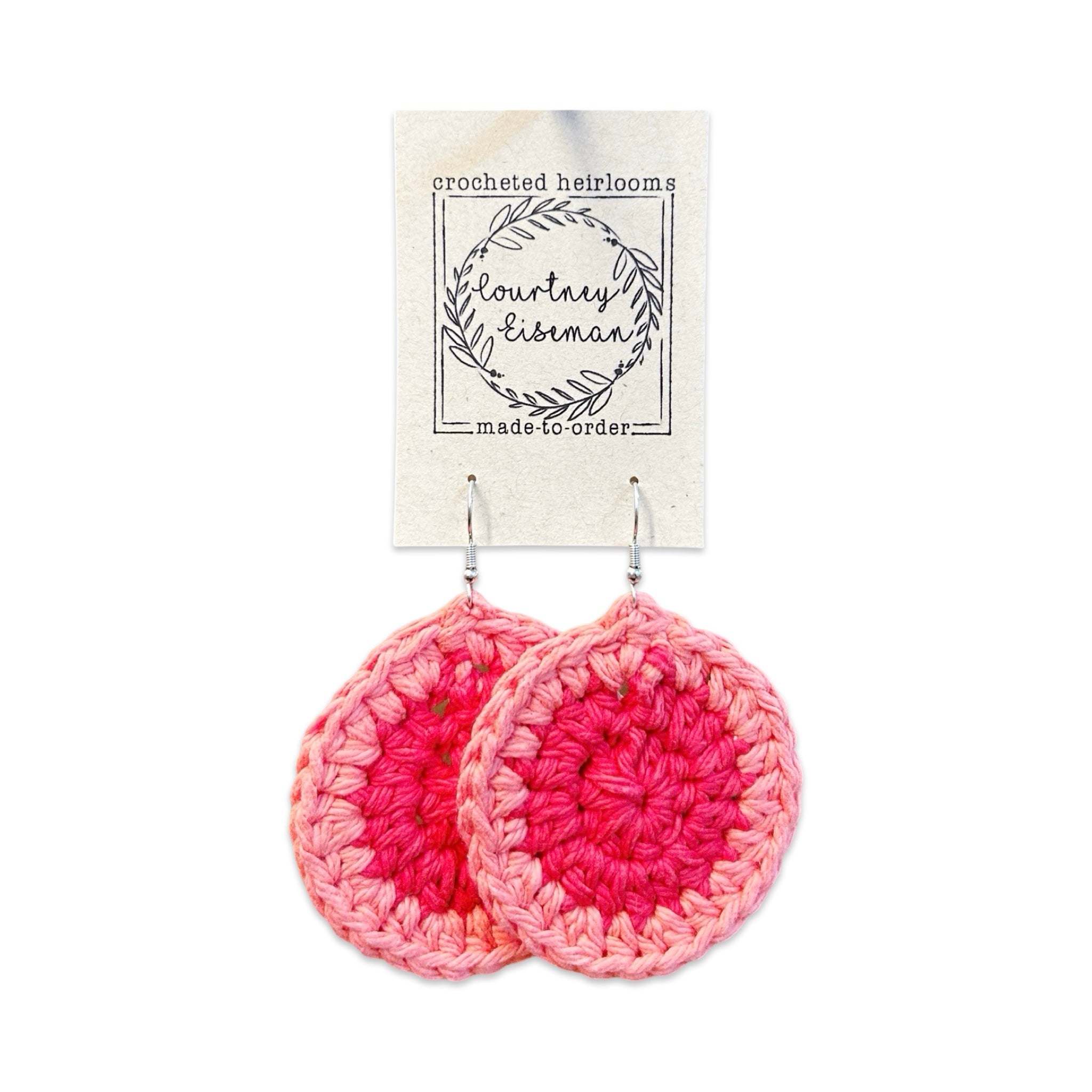 Colorful Circles Crochet Earrings