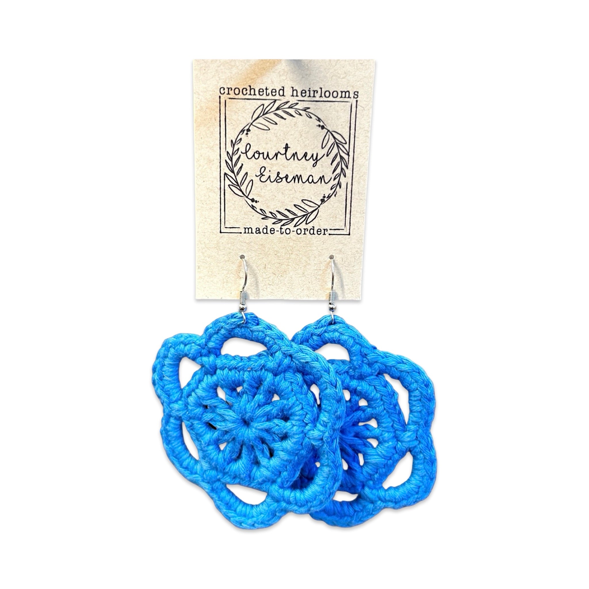 Flower Crochet Earrings