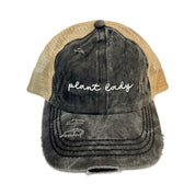 Plant Lady Distressed Ball Cap