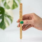 Wood Plant Stakes with Personality