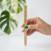 Wood Plant Stakes with Personality
