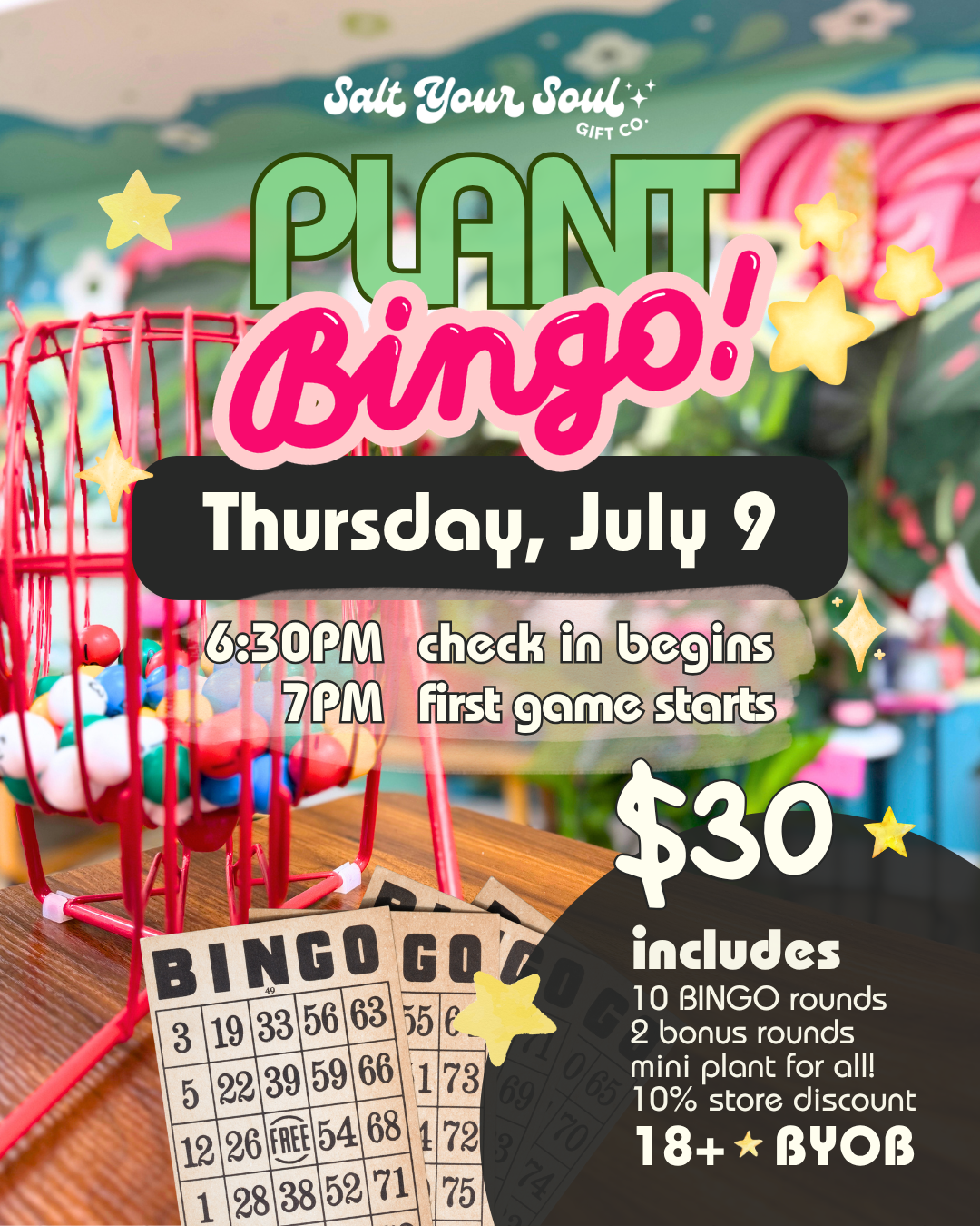 Plant Bingo: Thursday, July 9
