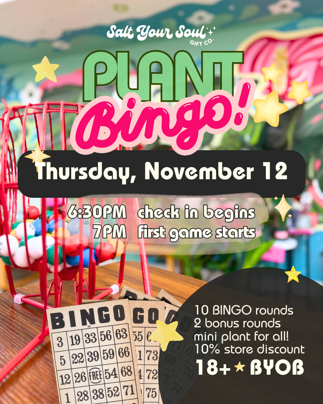 Plant Bingo: Thursday, November 12