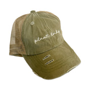 Plant Lady Distressed Ball Cap