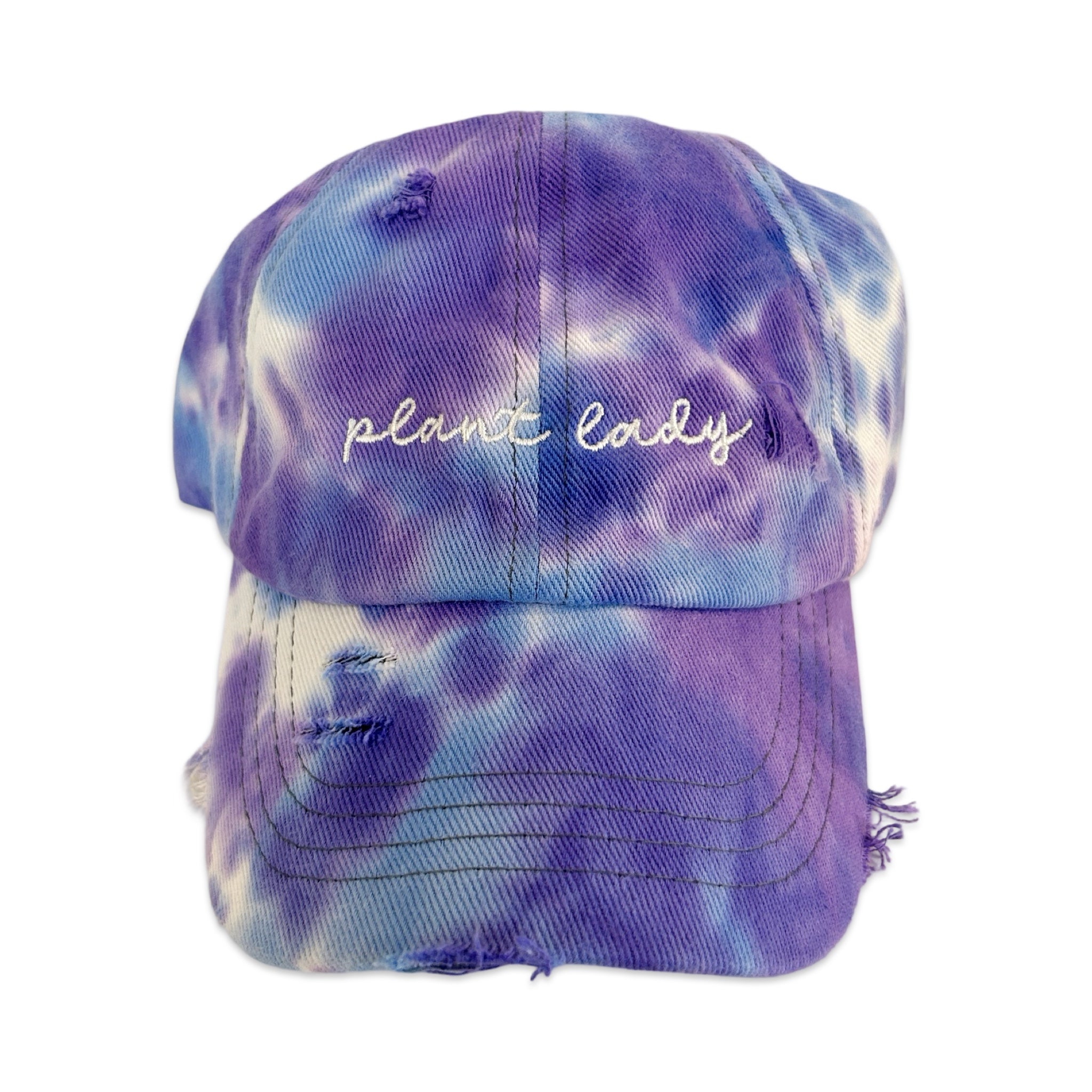 Plant Lady Distressed Ball Cap