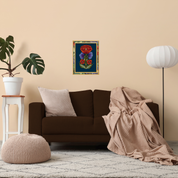 Artistic Rehab Folk Art Red Poppy