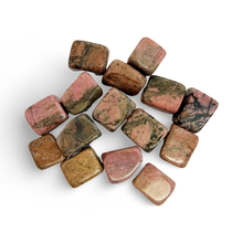  Large Squared Rhodonite Tumbled Stone