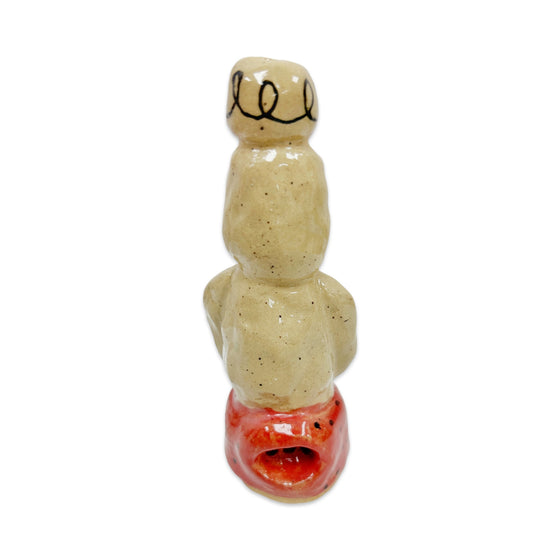 Strawberry Gal Ceramic Pipe by Robinina