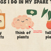 Plant Lover Cotton Canvas Tote Bag