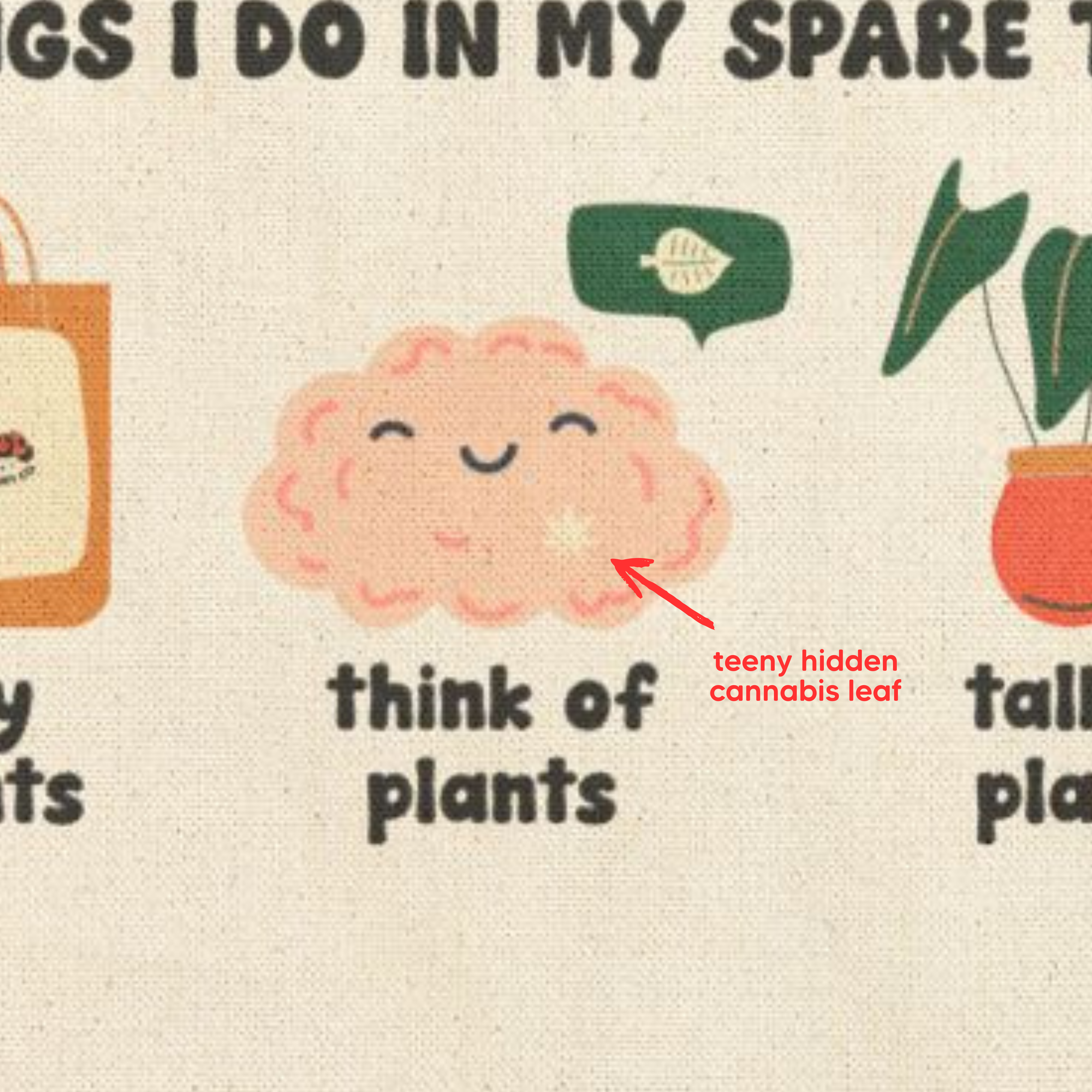 Plant Lover Cotton Canvas Tote Bag