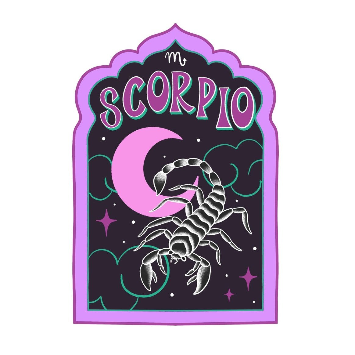 Scorpio Zodiac Mystical Guardian Sticker