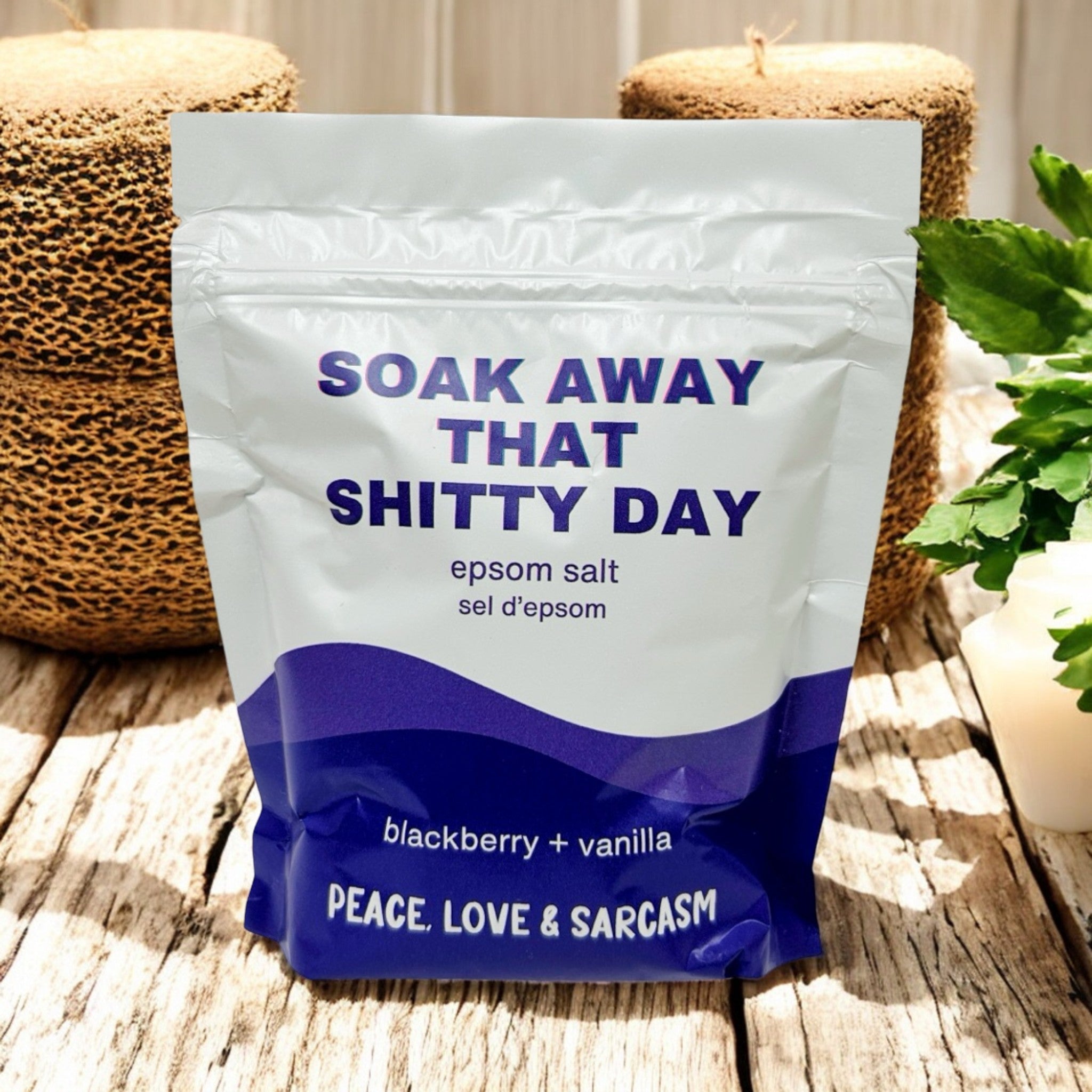 Soak Away That Shitty Day Epsom Salt Bath Soak