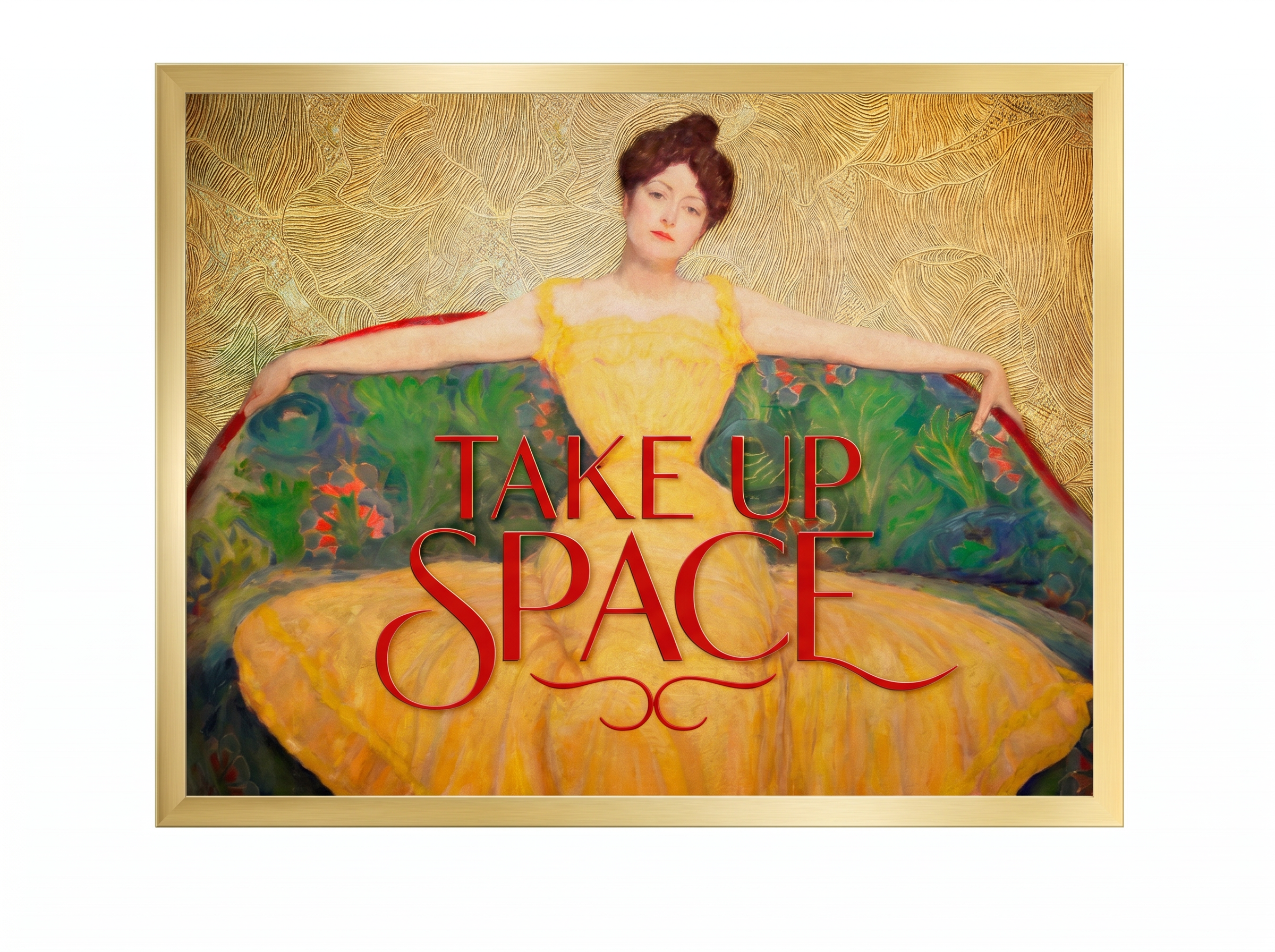 Take Up Space Vintage Art Print