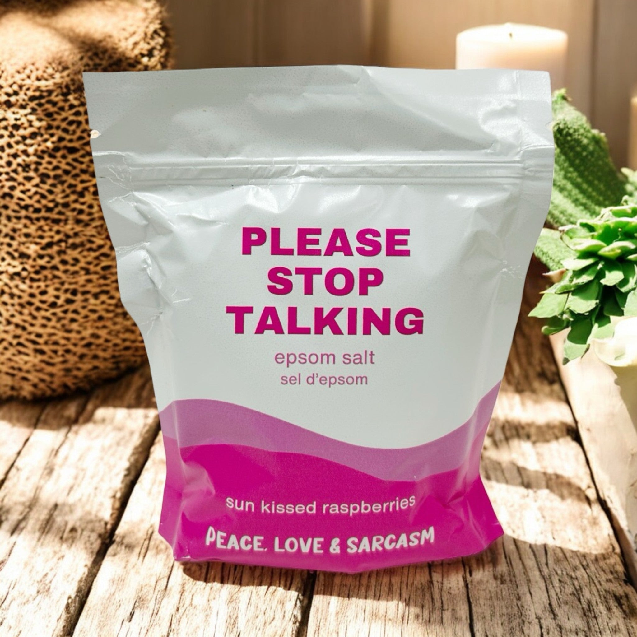 Please Stop Talking Epsom Salt Bath Soak