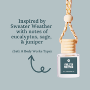 Hanging Essential Oil Diffuser - 15+ Scents