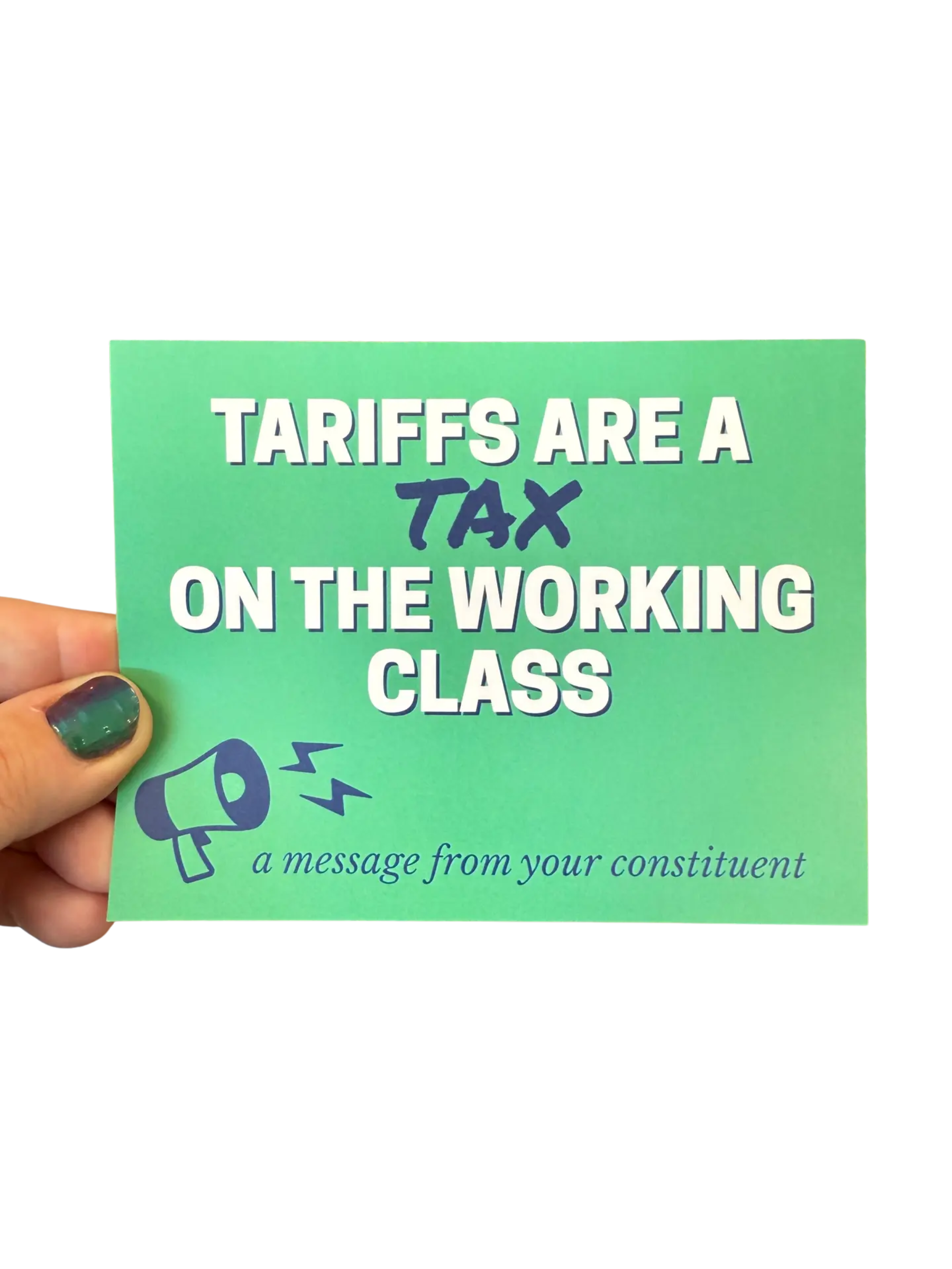 Write Your Rep: “A Message From Your Constituent” Political Postcards