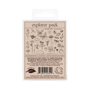 Explorer Hand-Drawn Temporary Tattoo Pack