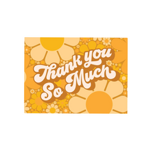  Thank You So Much Retro Floral Card