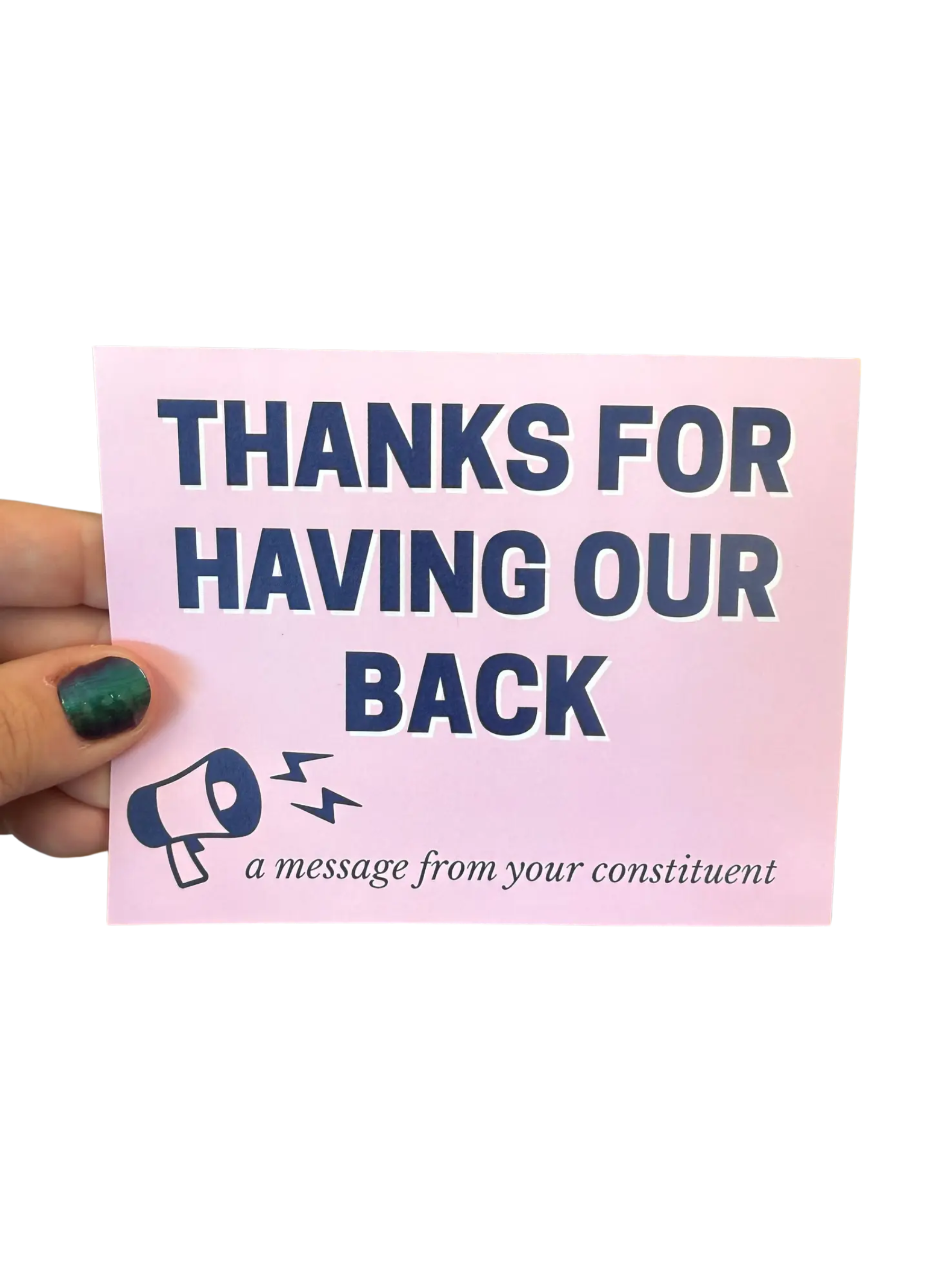 Write Your Rep: “A Message From Your Constituent” Political Postcards