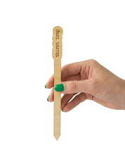 Wood Plant Stakes with Personality