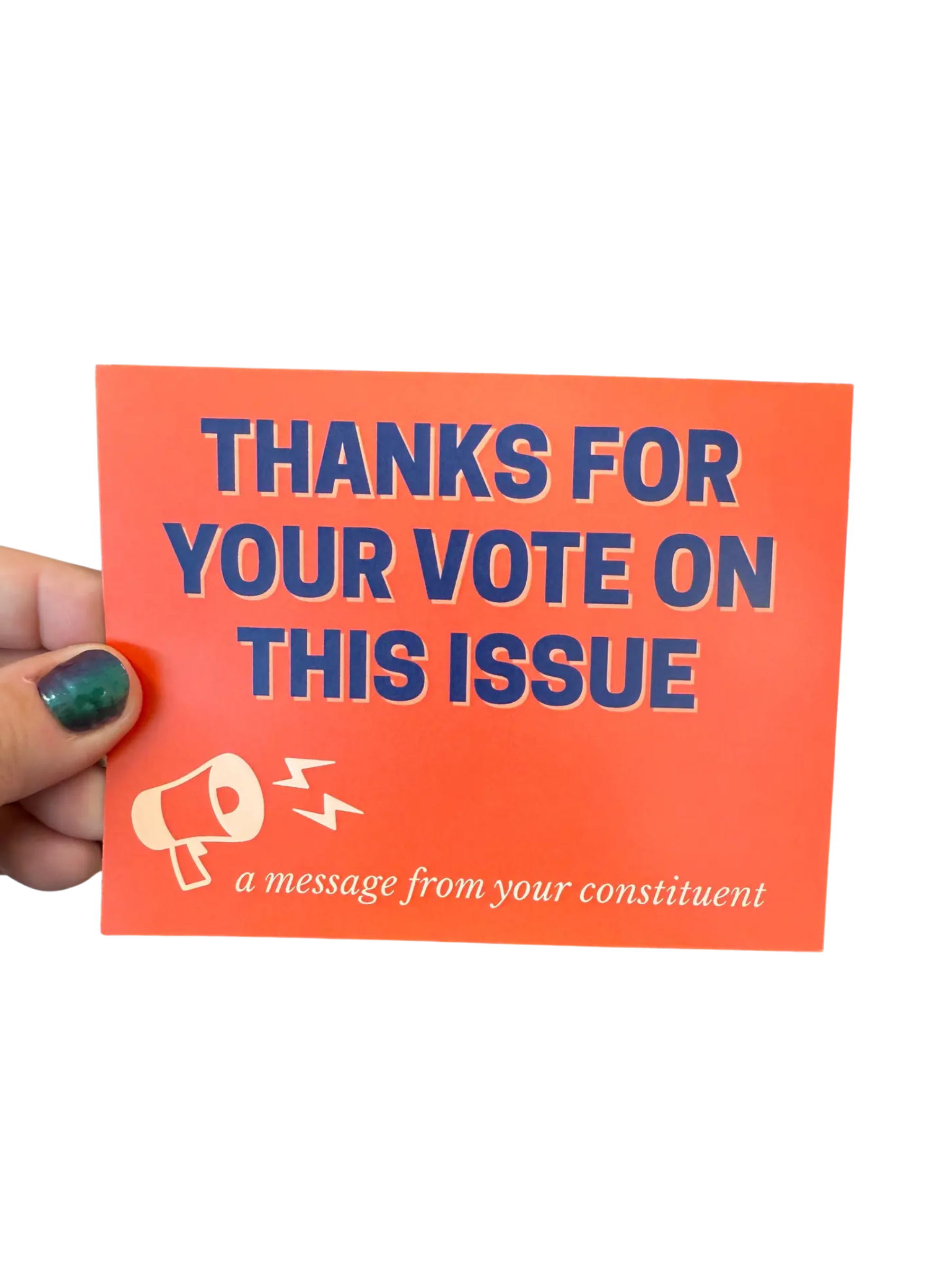 Write Your Rep: “A Message From Your Constituent” Political Postcards