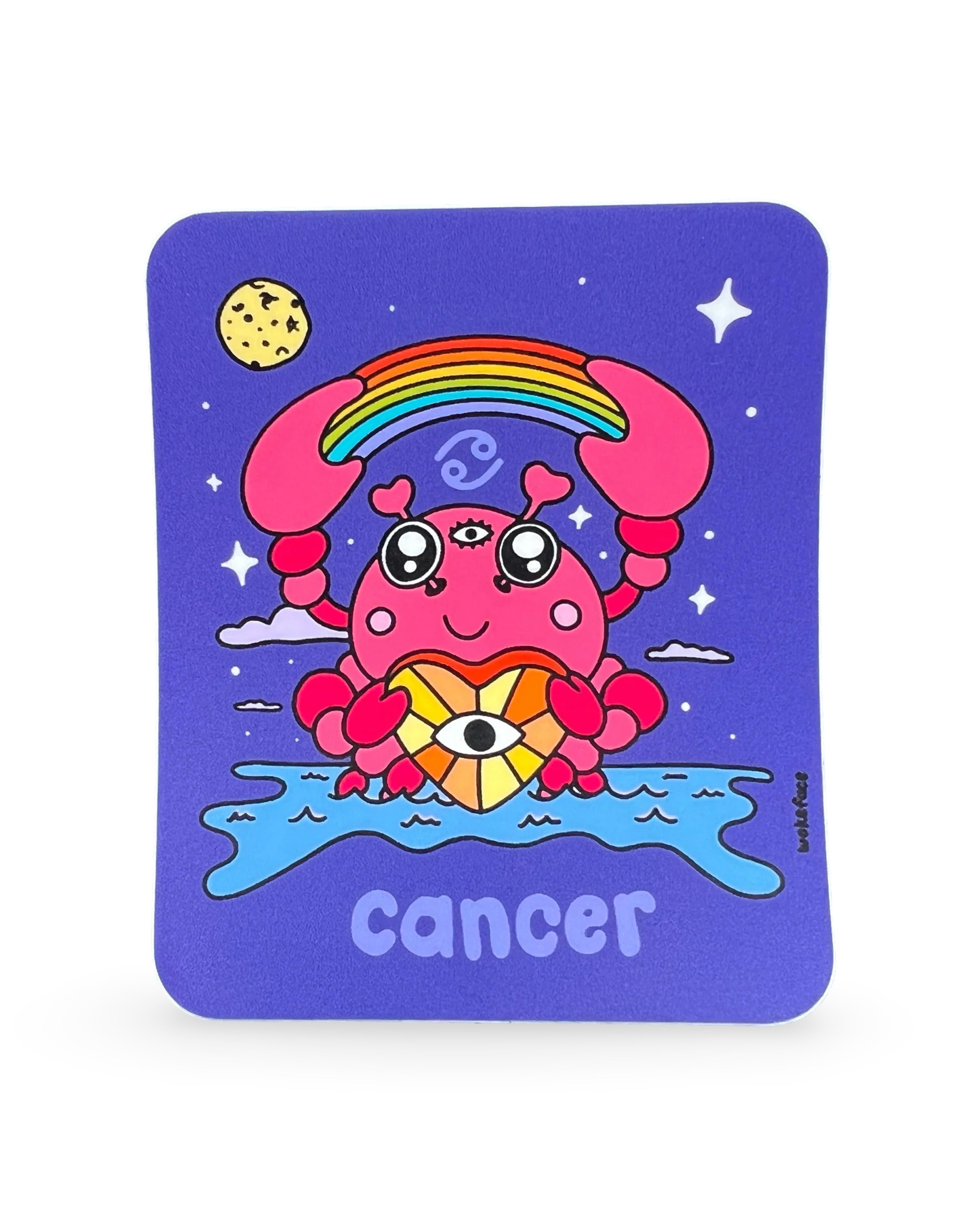 Wokeface Cancer Zodiac Vinyl Sticker