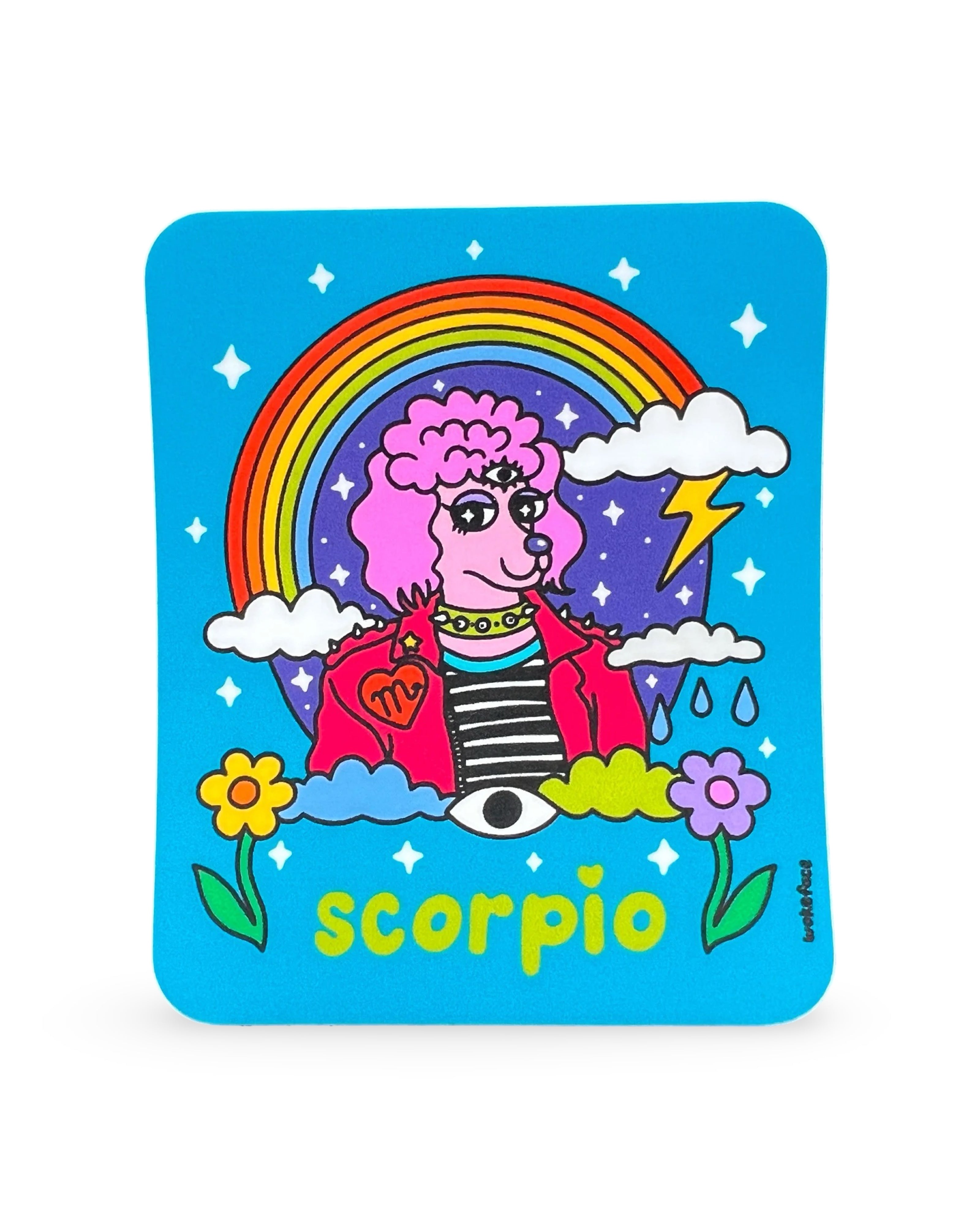 Wokeface Scorpio Zodiac Vinyl Sticker