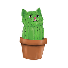  Cacti Cat Sticker