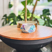 Green Blue Indigo Violet Hexagon Planter