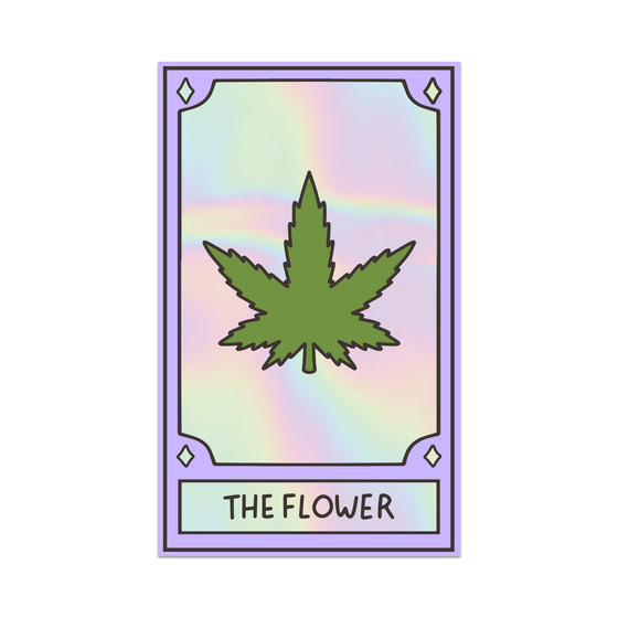 The Flower – Weed Tarot Sticker