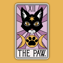  The Paw Cat Tarot Card Vinyl Sticker