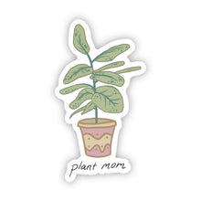  "Plant mom" Potted Plant Vinyl Sticker