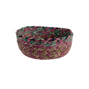 Recycled Sari Fabric Basket Small