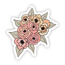 Floral Peachy Vinyl Sticker