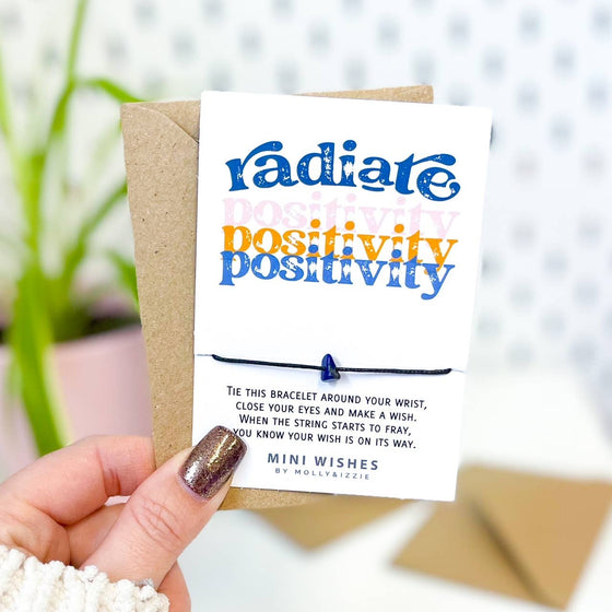 Radiate Positivity Mini Gemstone Wish Bracelet