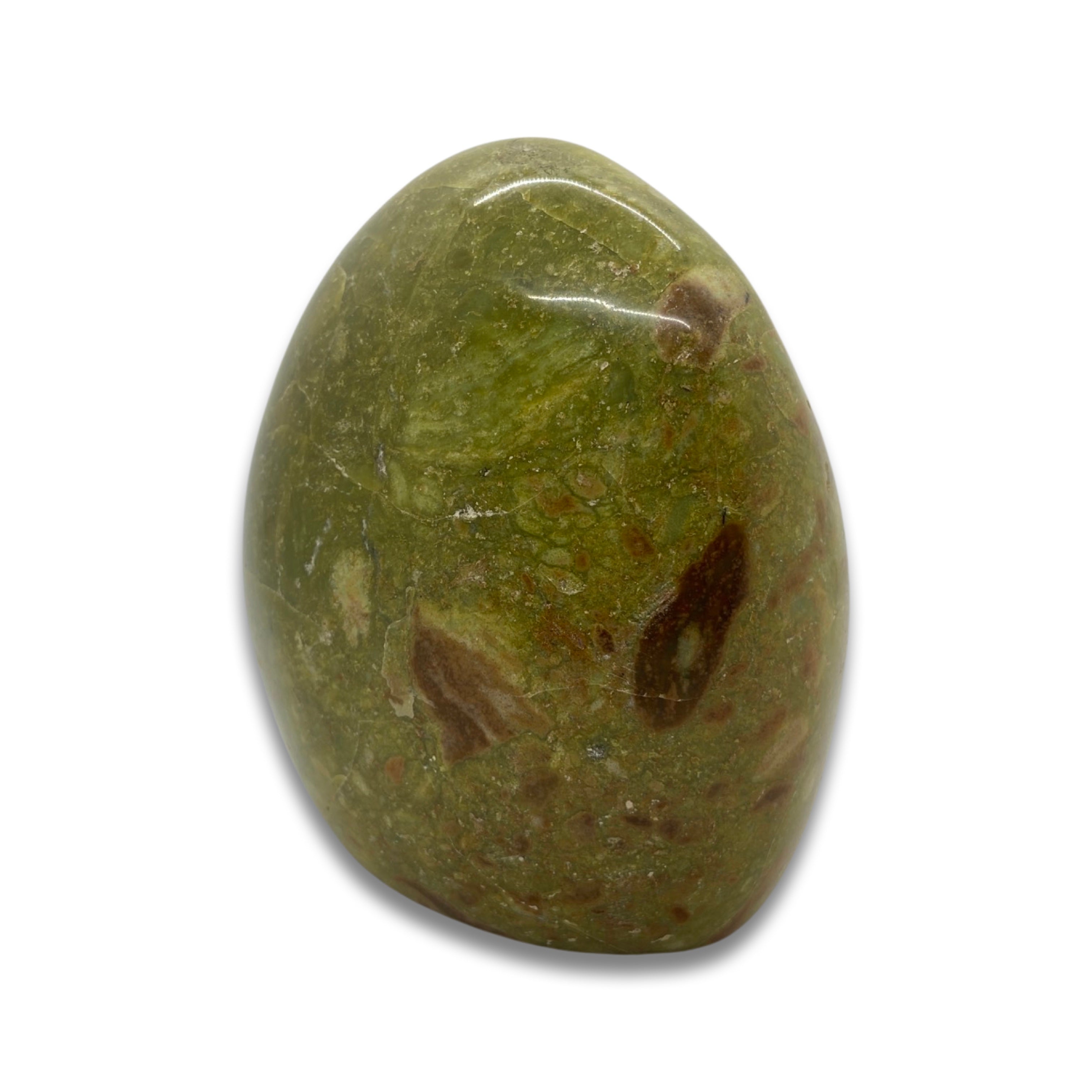 Green Opal Freeform Polished Crystal Tower