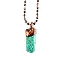  Amazonite Copper Necklace