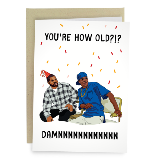 Damnnnnn Friday Birthday Card