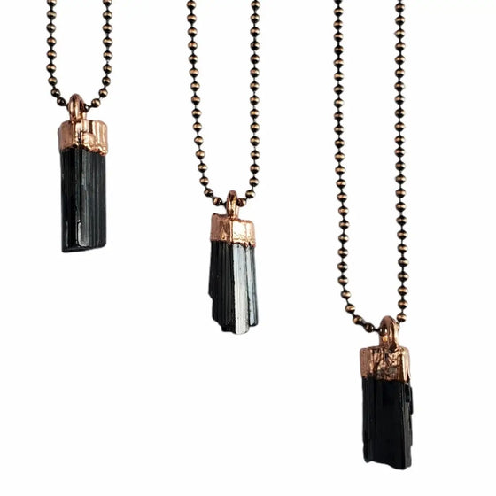 Black Tourmaline Copper Necklace