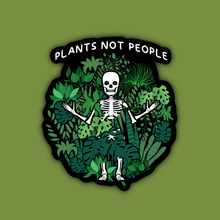  Plants Not People Vinyl Sticker