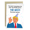 Donald Trump Tremendous Birthday Card