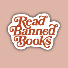  Read Banned Books Vinyl Sticker