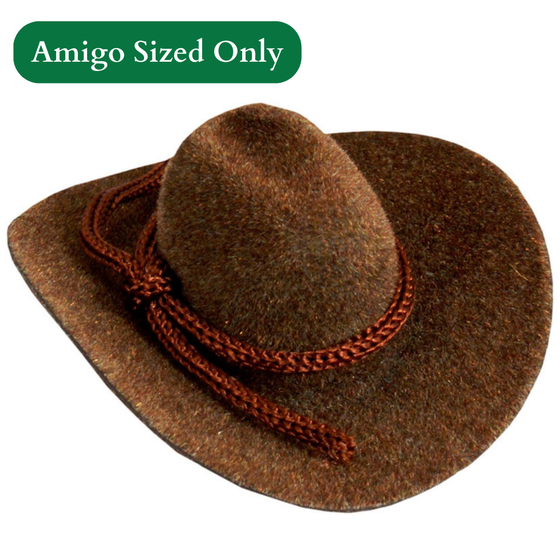 Moss Amigo Pet Plant Brown Country Hat