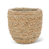 Seagrass Covered Planter 6"